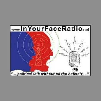 In Your face radio logo