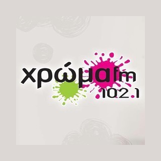 Xroma FM 102.1 (Χρώμα FM) logo