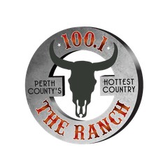 The Ranch 100.1 FM logo