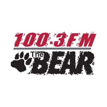 CFBR 100.3 FM The Bear logo