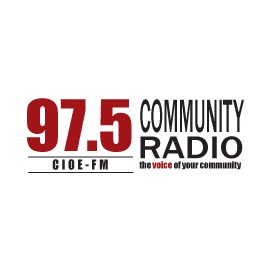 CIOE 97.5 Community Radio logo