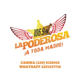 La Poderosa 106.9 FM logo