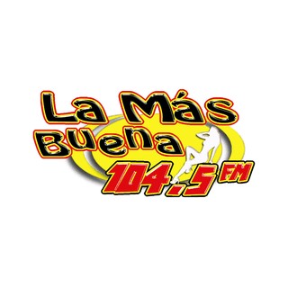 La mas Buena 104.5 FM logo