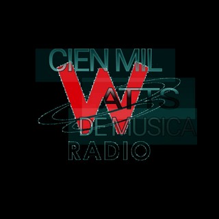 Radio Cien mil watts de musica logo