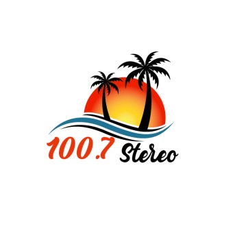 100.7 Stereo logo