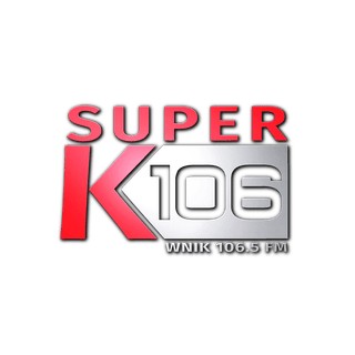 WNIK Super k 106.5 FM logo