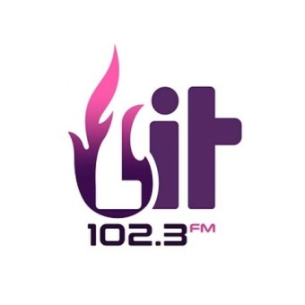 Lit 102.3 FM logo
