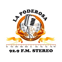 La Poderosa Radio 92.9 FM logo