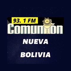 Comunion 93.1 FM Nueva Bolivia logo