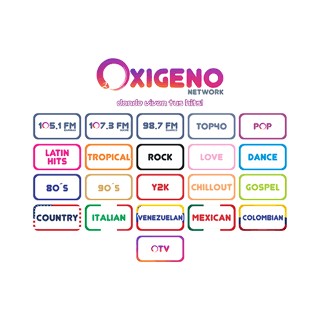 Oxigeno 90's logo
