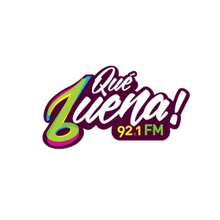Que Buena 92.1 FM logo