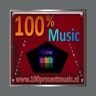 100% Music logo