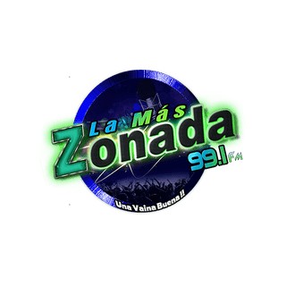 La Más Zonada 99.1 FM logo