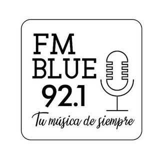 FM BLUE 92.1 logo