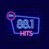 Hits FM 88.1 logo