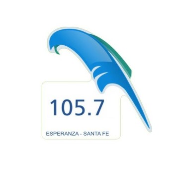 Blue FM 105.7 logo