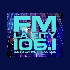 FM LA CITY 106.1 logo