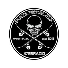 Skate Metal Old Radio logo