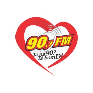 Rádio 90.7 FM logo