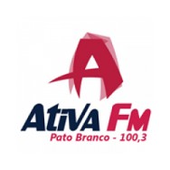 Ativa 100.3 FM logo