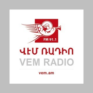 VEM Radio 91.1 FM logo
