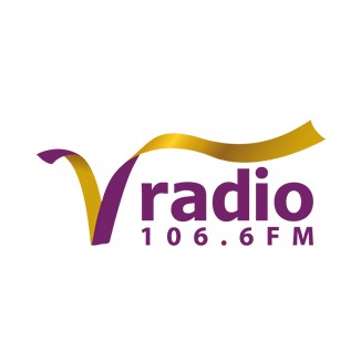 V-Radio Jakarta 106.6 FM logo