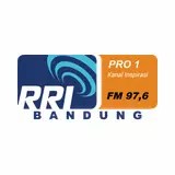 RRI Pro 1 Bandung logo