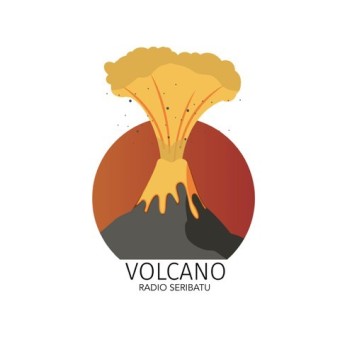 Radio Seribatu - Volcano logo