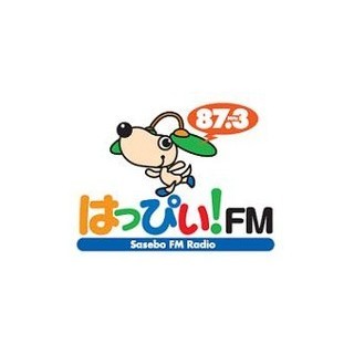 はっぴぃ！FM (FMさせぼ, Happy FM) logo