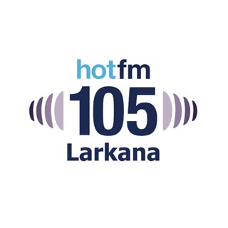 Hot FM 105 Larkana logo