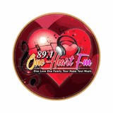 89.1 ONE HEART FM logo