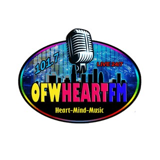 101.7 OFWHeartFM logo