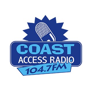 Coast Access Radio 104.7 FM logo