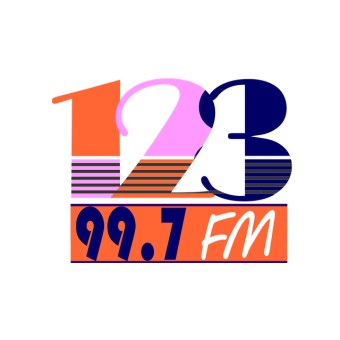 123 FM 99.7 logo