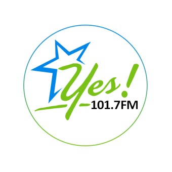 Yes FM 101.7 live logo
